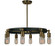 Felix Eight Light Chandelier in Polished Nickel w/Matte Black (8|4889 PN/MBLACK)