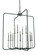 Boulevard 12 Light Chandelier in Polished Nickel w/Matte Black Accents (8|4912 PN/MBLACK)