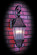 Normandy Three Light Exterior Wall Mount in Raw Copper with Rain Glass (8|8742 RC/R)
