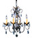 Liebestraum Four Light Chandelier in Mahogany Bronze (8|9904 MB)