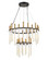 Echo LED Chandelier in Black (138|FR30708BLK)