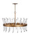 Revel LED Chandelier in Burnished Gold (138|FR30904BNG)