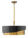 Gigi LED Chandelier in Heritage Brass (138|FR34315HBR)