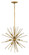 Tryst LED Chandelier in Burnished Gold (138|FR43014BNG)