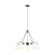 Clark Five Light Chandelier in Brushed Nickel (454|3190505-962)