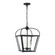 Charleston Four Light Foyer in Midnight Black (454|5191004-112)