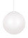 Leo - Hanging Globe LED Pendant in White (454|602493S-15)