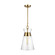 Atlantic One Light Pendant in Burnished Brass (454|CP1021BBS)