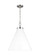 Wellfleet One Light Pendant in Matte White and Polished Nickel (454|CP1281MWTPN)