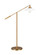 Wellfleet One Light Floor Lamp in Matte White and Burnished Brass (454|CT1141MWTBBS1)