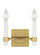 Marston Two Light Wall Sconce in Burnished Brass (454|CW1222BBS)