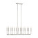 Brianna 14 Light Linear Chandelier in Polished Nickel (454|EC10614PN)