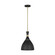 Joan One Light Pendant in Midnight Black (454|EP1151MBK)