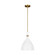 Joan One Light Pendant in Matte White (454|EP1151MWT)