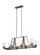 Angelo Eight Light Island Chandelier in Distressed Weathered Oak / Slate Grey Metal (454|F3136/8DWK/SGM)