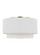 Sawyer Three Light Flush Mount in Burnished Brass (454|KSF1043BBS)