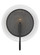 Gesture One Light Wall Sconce / Flush Mount in Midnight Black (454|KWL1071MBK)