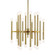 Beckham Modern 24 Light Chandelier in Burnished Brass (454|TC10524BBS)