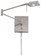 George'S Reading Room LED Swing Arm Wall Lamp in Brushed Nickel (42|P4318-084)