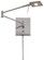 George'S Reading Room LED Swing Arm Wall Lamp in Brushed Nickel (42|P4328-084)