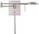 George'S Reading Room LED Swing Arm Wall Lamp in Brushed Nickel (42|P4338-084)