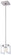 Hole-In-One One Light Mini Pendant in Brushed Nickel (42|P991-084)
