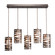 Tempest Five Light Pendant in Flat Bronze (404|CHB0013-05-FB-F-C01-E2)