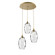 Ellisse Pendant in Gilded Brass (404|CHB0035-03-GB-OC-C01-E2)