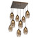 Ellisse Pendant in Flat Bronze (404|CHB0035-09-FB-OB-C01-E2)