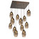 Ellisse Pendant in Flat Bronze (404|CHB0035-12-FB-OB-C01-E2)