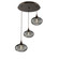 Coppa Pendant in Flat Bronze (404|CHB0036-03-FB-OS-C01-E2)
