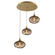 Coppa Pendant in Gilded Brass (404|CHB0036-03-GB-OB-C01-E2)