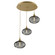 Coppa Pendant in Gilded Brass (404|CHB0036-03-GB-OS-C01-E2)