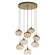 Coppa Eight Light Pendant in Flat Bronze (404|CHB0036-08-FB-OB-C01-E2)