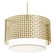 Tweed Pendant in Gilded Brass (404|CHB0037-24-GB-SH-001-E2)