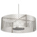 Tweed Four Light Pendant in Beige Silver (404|CHB0037-36-BS-F-001-E2)