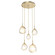 Gem LED Pendant in Gilded Brass (404|CHB0039-05-GB-A-C01-L1)