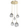 Gem LED Pendant in Heritage Brass (404|CHB0039-05-HB-S-C01-L3)