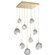 Gem LED Pendant in Gilded Brass (404|CHB0039-09-GB-S-C01-L1)