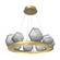 Gem LED Chandelier in Gilded Brass (404|CHB0039-0B-GB-S-CA1-L3)