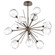 Gem LED Starburst in Flat Bronze (404|CHB0039-0H-FB-C-001-L1)