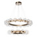 Gem LED Chandelier in Beige Silver (404|CHB0039-2T-BS-S-CA1-L1)