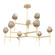 Gem LED Chandelier in Gilded Brass (404|CHB0039-55-GB-B-001-L3)