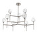 Gem LED Chandelier in Gunmetal (404|CHB0039-55-GM-C-001-L1)