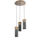 Parallel LED Pendant in Flat Bronze (404|CHB0042-03-FB-SG-C01-L1)