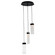 Parallel LED Pendant in Matte Black (404|CHB0042-03-MB-CR-C01-L3)