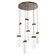 Parallel LED Pendant in Flat Bronze (404|CHB0042-08-FB-CG-C01-L3)