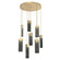 Parallel LED Pendant in Gilded Brass (404|CHB0042-08-GB-SG-C01-L3)