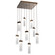 Parallel LED Pendant in Flat Bronze (404|CHB0042-09-FB-CG-C01-L3)