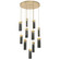 Parallel LED Pendant in Gilded Brass (404|CHB0042-11-GB-SG-C01-L3)